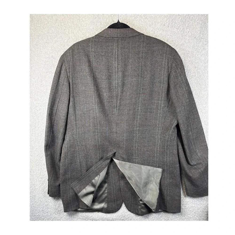 Vintage Polo University Club Ralph Lauren Sport Coat Mens 44 Houndstooth USA EUC